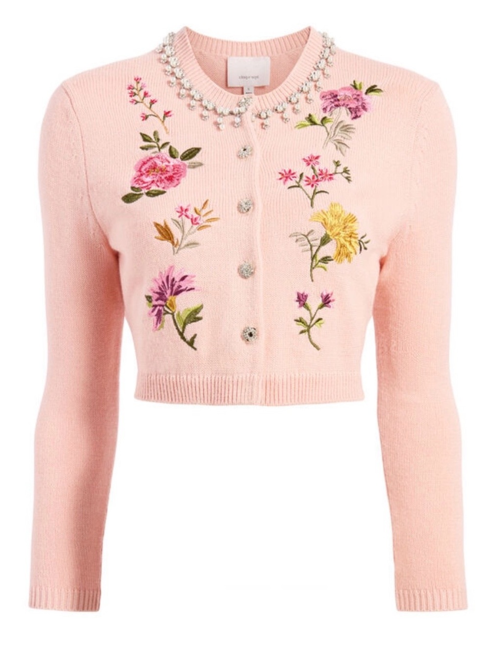 Cinq à Sept Isolde Floral Embroidery Cardigan LAST one in stock